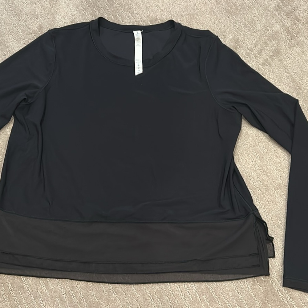 Women’s Lululemon Athletica Black Boxy Relaxed T-Shirt
